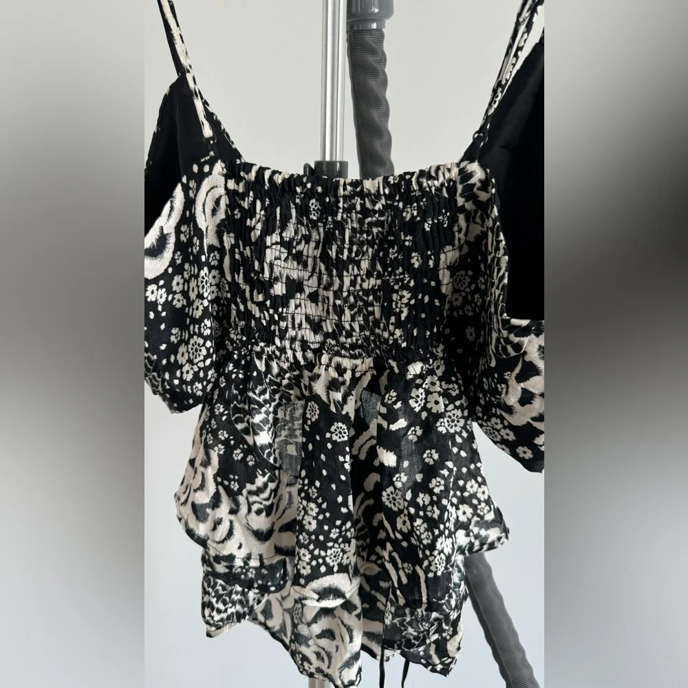 Single pc 🔥 Zara limited edition cut out animal print satin top - Picture 6 of 6